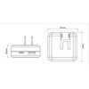 BS-JAC2407 Type-A + Type-C 薄型USB充電アダプター(PD20W・QC3.0対応) bitstrong(ビットストロング) 06087720