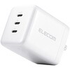 EC-AC113100WH 充電器 最大100W 3ポート USB-C×3 GaN II採用 USB PD/PPS対応 高出力 コンパクト 折り畳みプラグ エレコム 06087957