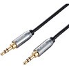 AUXケーブル (3.5mm to 3.5mmステレオミニプラグ) 1m オーディオケーブル 金メッキプラグ エレコム