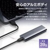 TR-HSP004-GY M.2 SSD ポータブルケース アルミニウム グレー NVMe USB3.1 Type-C 10Gbps 2TB対応 工具不要 Windows Mac トライメイト 06115406