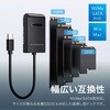 TR-HSP005 M.2 SSD USBアダプタ NVMe SATA 両対応 USB3.1 Type-C 10Gbps 8TB対応 直挿し ドック 工具不要 トライメイト 06115422