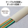 LD-GA1507M 配線カバー 床用 モール ( 長さ1m × 幅78mm ) R形状 配線隠し ケーブルカバー エレコム 06136265