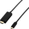 USB Type-C - HDMI 変換ケーブル ( USB-C プラグ to HDMIプラグ ) 4K 60Hz エレコム