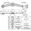 EA951LE-6 217mm [左用] ワンタッチステー エスコ 06161443