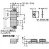 EA951MB-6 75mm [ブラウン] マグキャッチ エスコ 06161644
