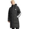 CO452 アディダス マストハブ スリーストライプス ルーズフィット フード付き ロング ダウンコート adidas アディダス 06169830
