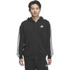TS653 アディダス エッセンシャルズ プラス ルーズフィット スリーストライプス フレンチテリー フルジップ パーカー adidas アディダス 06169997