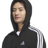 TS653 アディダス エッセンシャルズ プラス ルーズフィット スリーストライプス フレンチテリー フルジップ パーカー adidas アディダス 06169997