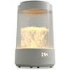 KS-TM3(LGY) 加湿器 スチーム式 ガラススチーム加湿器 3L 上部給水 木造約10畳 プレハブ約17畳 LEDライト リモコン YAMAZEN(山善) 06171562