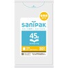 サニパックポリ袋 省資源HDPE半透明45L 30枚0.011 日本サニパック