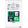ペール用ゴミ袋NOCOO IN LLD+CC 白半45L 30P .020 日本サニパック