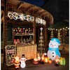 8162-2576 クリスマスイルミネーション 連結可LEDストレートライト ストア・エキスプレス 06209398