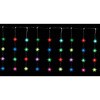 7892-5070 クリスマスイルミネーション LED20連ミニスノーフレイクカーテンライト 幅380cm×高さ70cm ストア・エキスプレス 06208357