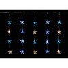 7892-1014 クリスマスイルミネーション LED20連スターカーテンライト 幅350×高さ70cm ストア・エキスプレス 06209477
