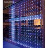 8162-2848 クリスマスイルミネーション LED360球カーテンライト 幅180×高さ200cm ストア・エキスプレス 06209626
