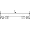 SWP70-19 x 14000L METST=METST SWP70-19 (両端金具METST) (メートルねじ) 油圧ホース (ネジサイズM30xP1.5) レベックスSWPシリーズ YOKOHAMA(横浜ゴム) 06279818