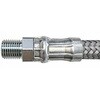 SWP70-25 x 920L 1001=1001 W/B SWP70-25 (両端金具1001) (管用テーパーオネジ) 外装ブレード付 油圧ホース (ネジサイズ1") レベックスSWPシリーズ YOKOHAMA(横浜ゴム) 06292637