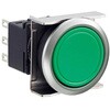 LBW6MB-A1T2VG フラッシュシルエットLBWシリーズ 押ボタンスイッチ 丸平形・黒色ベゼル IDEC(和泉電気) 06248585