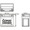WP12-BS バッテリー 12V/10Ah 180CCA 液注入済 LONG 06299277