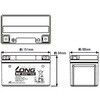 WP7A-BS バッテリー 12V/7Ah 90CCA 液注入済 LONG 06299320