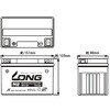 WP9-BS バッテリー 12V/8Ah 120CCA 液注入済 LONG 06299338