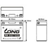 WP12B-4 バッテリー 12V/9.5Ah 175CCA 液注入済 LONG 06299356