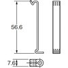 PLC FOR MK 共用ソケット保持金具 丸形ソケット用 omron(オムロン) 06316956