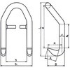 スーパー 吊フック（スタンダード型）最大板厚８０ｍｍ ( HHC2 ) （株