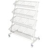 バスケットラック4段 96×58×132 中日販売