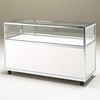 EXCEED 平ケース(カウンタータイプ・腰部ストッカー付き・鍵付き) ハヤノ産業