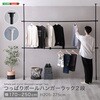 つっぱりハンガーラック 2段 幅250cm ホームテイスト