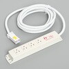 KC1036NF 平刃OAタップ4個口コード付 アメリカン電機 06529644