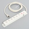 KC1334PT 抜止OAタップ6個口コード付 アメリカン電機 06531078
