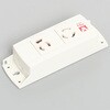 KU1100 コンビOAタップ2個コード無 アメリカン電機 06531455
