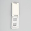 SLP1100-SV 防水シーロックプレート複式横 アメリカン電機 06531875