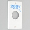 1141A-200 新金プレート 引掛小穴1個用 アメリカン電機 06532322