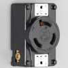 3360-P 引掛形 パネル用コンセント アメリカン電機 06533634