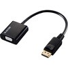 AD-DPVGABK2 DisplayPort - VGA 変換アダプタ (DPプラグ to ミニD-Sub15pinポート) 最大解像度1920×1200px エレコム 06671038
