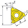 16ERM12UN IC908 ユニファイねじ切りチップ 16ER イスカル 06760871