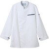 SC001-01-L コックコート兼用長袖 白/グレー 住商モンブラン 06769712