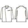 SC001-82-3L コックコート兼用長袖 ネイビー/グレー 住商モンブラン 06769617