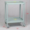 Y201A-S-AS 【組立済み】サイレントプラスチックワゴン 静音キャスタータイプ アズワン 06774937