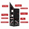 HDSR-016NBK 一発止型定規 はくでん 06793329