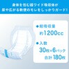 84739×6 アクティ 大人用 紙おむつ ワイドパッド スーパーロング 総吸収量約1200cc 日本製紙クレシア 06798168