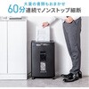 400-PSD079BK シュレッダー 電動 クロスカット サンワダイレクト 06798299