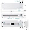 400-LM014 ラミネーター 2本ローラー A4対応 サンワダイレクト 06798308