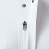 ST001-0182-3L サービスコート兼用長袖 白/ネイビー 住商モンブラン 06798421