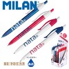 MLN1765729120NT MILAN P1ボールペン nata 624デザイン 1.0mm 青 20本セット MILAN 06799568