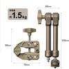 OD-NESTAC02BE クランプ式 アーム 1/4インチネジ 耐荷重1.5kg NESTOUT (DE-NEST-5000/10000/15000対応) エレコム 06821076