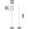 PHX-114P シンプルインフォメーションボード シンエイ[店舗什器・備品] 06821487